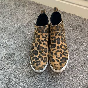 Blonde Georgette Leopard bootie